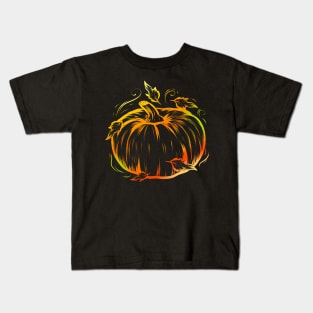 Pumpkin Halloween Thanksgiving Kids T-Shirt